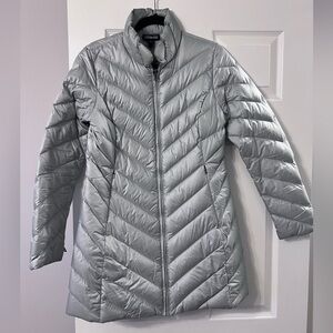 Silver down jacket